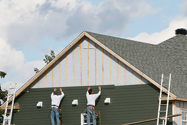 Professional Siding Contractor technician working in Simpson, PA